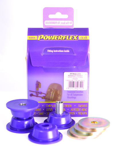 Powerflex Rear Shock Upper Mount Bush for Renault Clio Mk2 inc 172/182