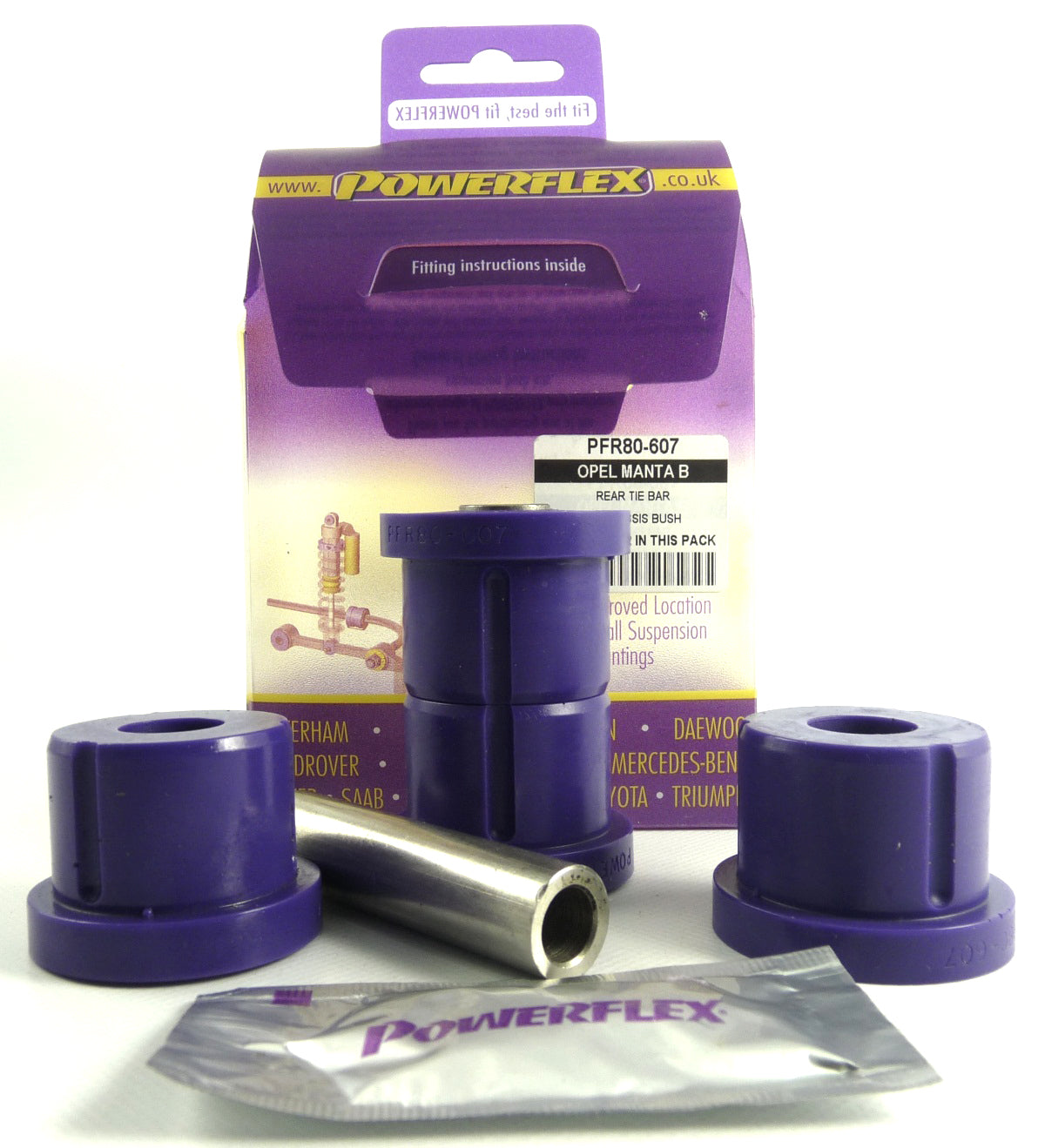 Powerflex Rear Tie Bar To Chassis Bush for Vauxhall Manta B (82-88)