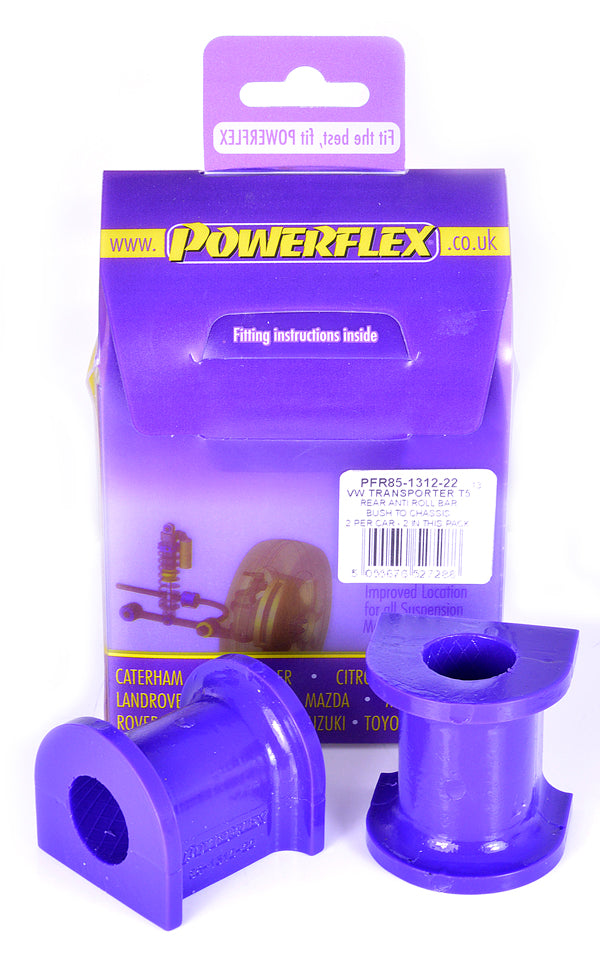 Powerflex Rear Anti Roll Bar Bush for Volkswagen T5 Transporter (03-15)