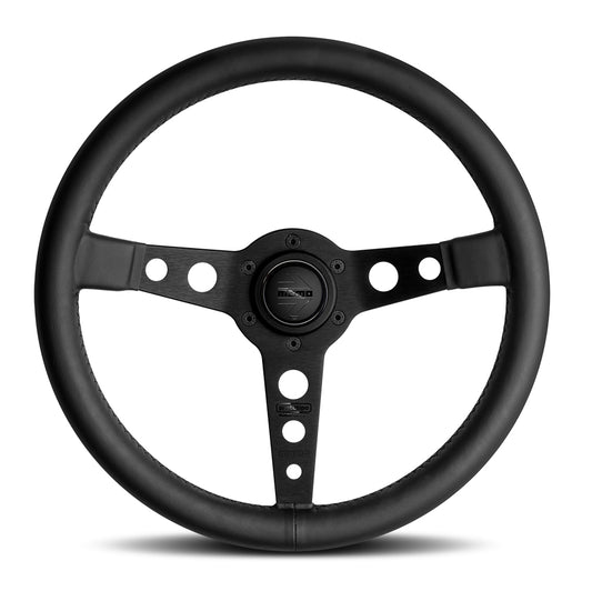 Momo Prototipo Black Edition Steering Wheel - Black/Black 350mm