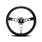 Momo Prototipo Steering Wheel - Silver/Black 350mm