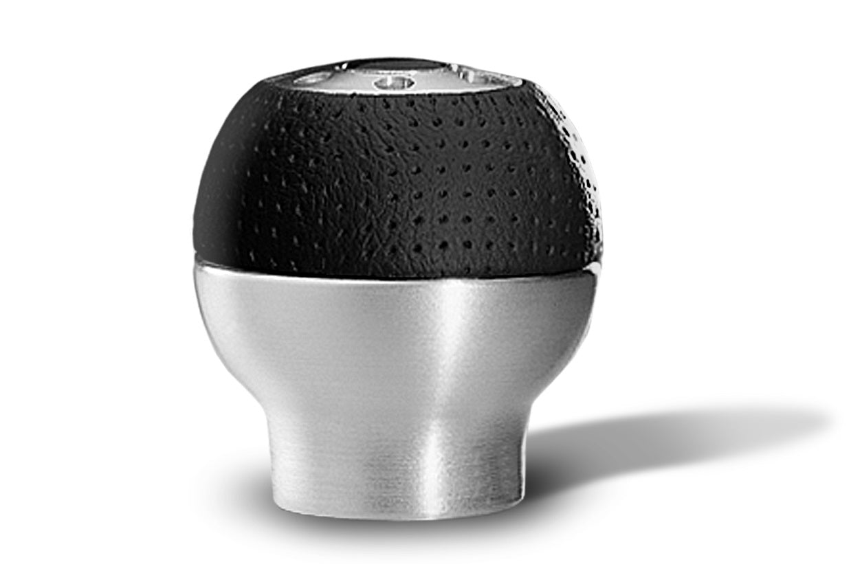 Momo Gear Knob Race Air Leather Aluminium 'S' Type