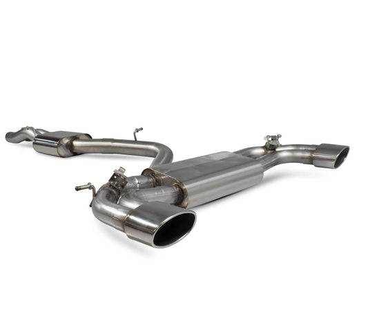 Scorpion Resonated Cat Back Exhaust w/Valves - Audi RS3 Saloon 8V MQB (17-18)