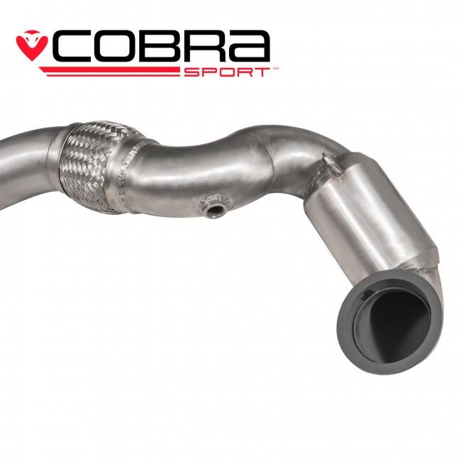 Cobra Sports Cat / Decat Front Downpipe Performance Exhaust - VW Golf GTI Mk7.5 2.0 TSI (17-20)