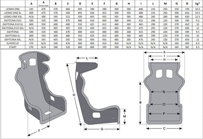 MOMO Daytona Evo Racing Seat XXL