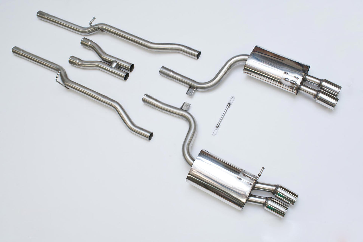 Milltek Non-Res Cat Back Exhaust for Audi S4 4.2 V8 Quattro B7 (04-09)