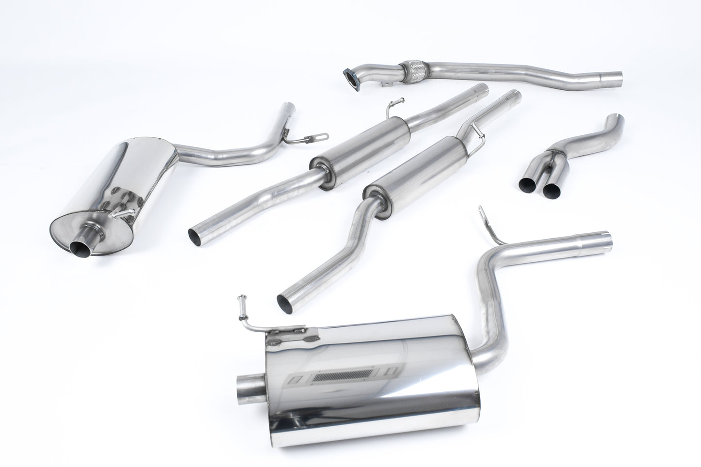 Milltek Cat Back Exhaust for Audi A4 2.0 TFSI B7 Quattro (05-08)