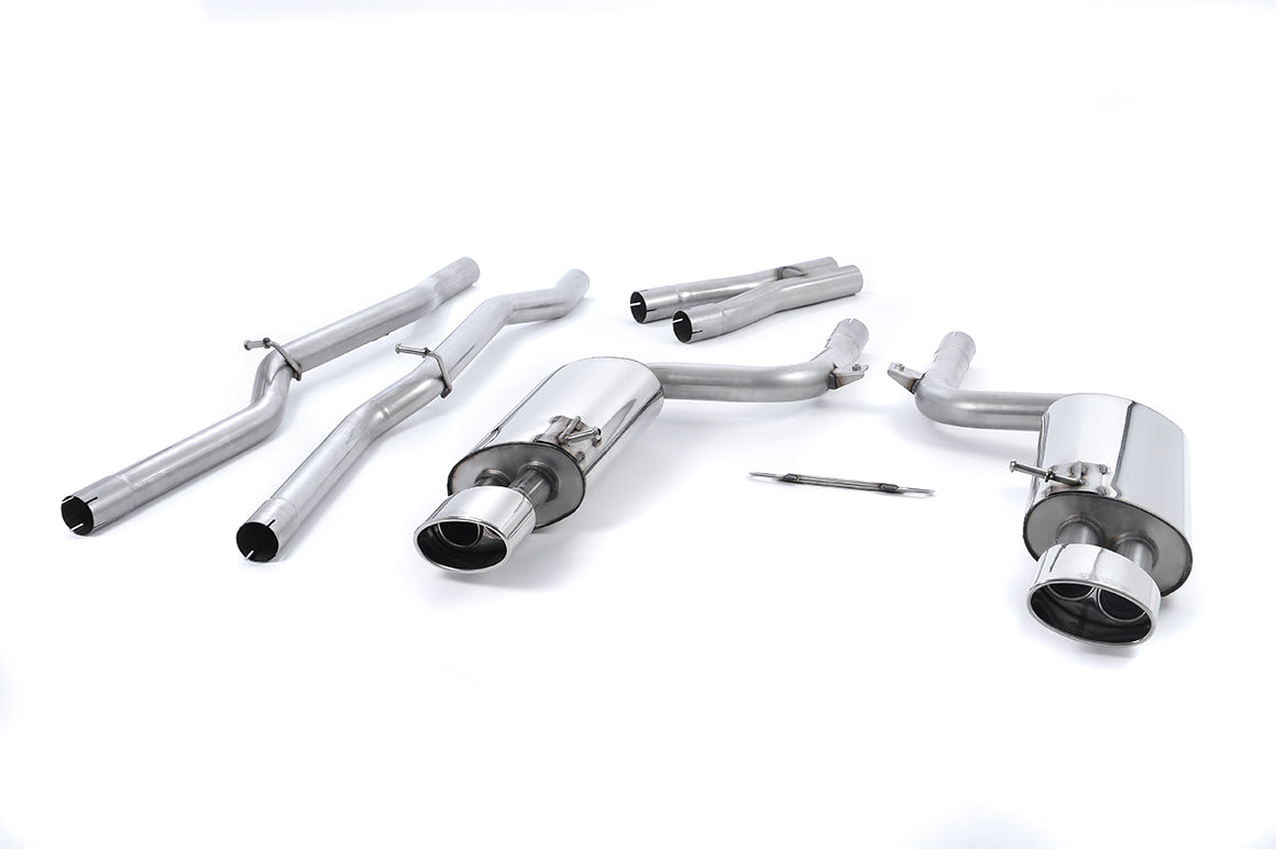 Milltek Non-Res Cat Back Exhaust for Audi RS4 B7 Quattro (06-08)