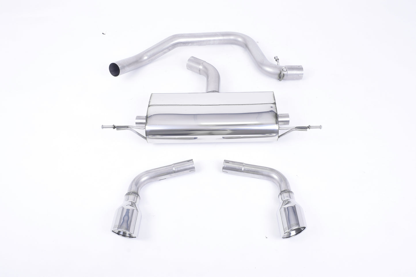 Milltek Cat Back Dual Exhaust for Audi TT 8J 2.0 TFSI 2WD (06-11)