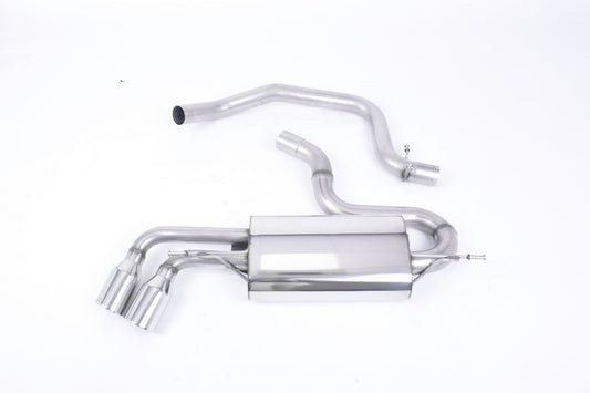 Milltek Cat Back Twin Exhaust for Audi TT 8J 2.0 TFSI 2WD (06-11)