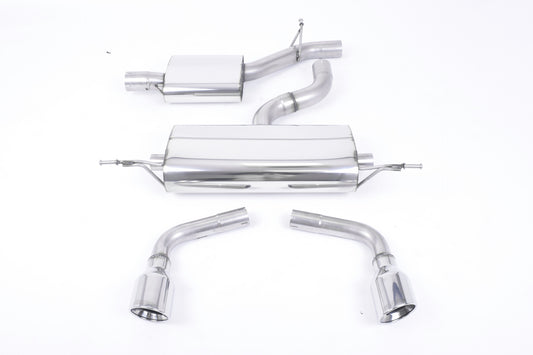 Milltek Resonated Cat Back Exhaust for Audi TT 8J 3.2 Quattro (06-10)