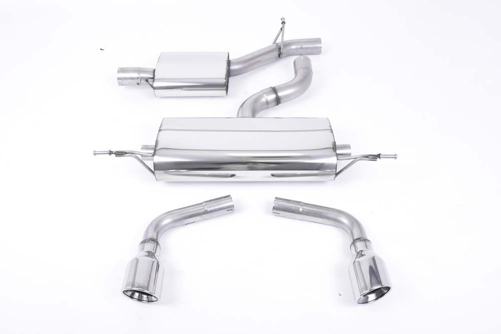 Milltek Resonated Cat Back Exhaust GT100 for Audi TT 8J 3.2 Quattro (06-10)