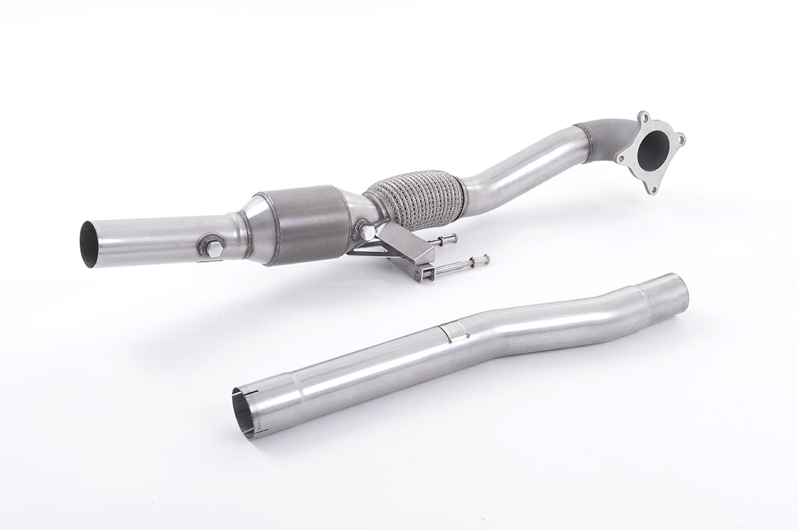 Milltek Cast Exhaust Downpipe & Race Cat for VW Jetta Mk5 2.0 TFSI (06-10)