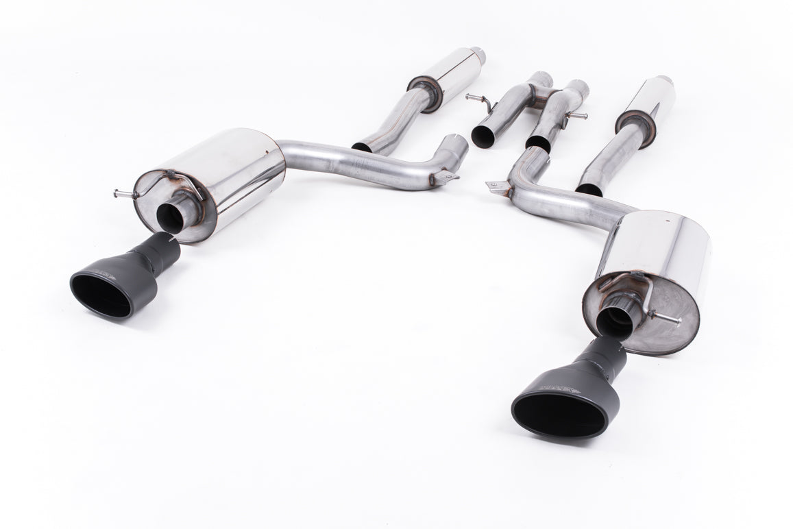 Milltek Cat Back Exhaust Black for Audi RS6 C6 Quattro (08-10)