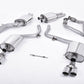 Milltek Cat Back Quad Exhaust Polished for Audi S4 B8 (09-12) EC Approved