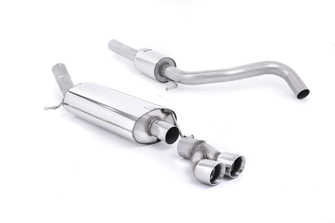 Milltek Resonated Cat Back Exhaust for Audi A1 1.4 TFSI S-Line 122PS (10-15)