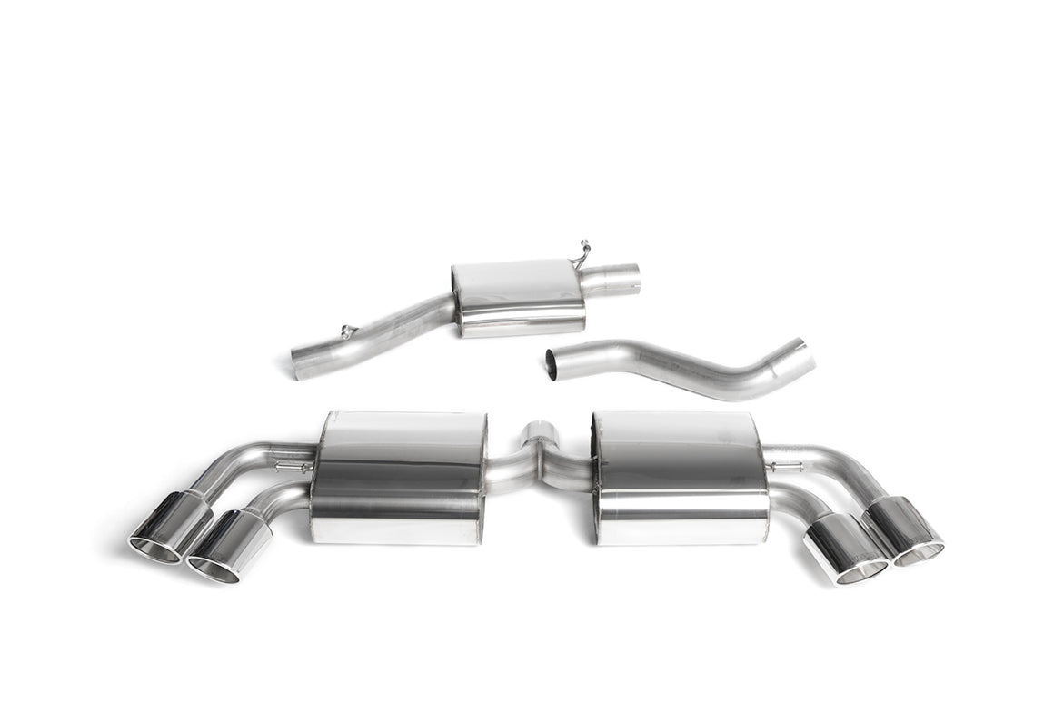 Milltek Resonated Cat Back Exhaust for Audi TTS 8J Quattro (08-14)