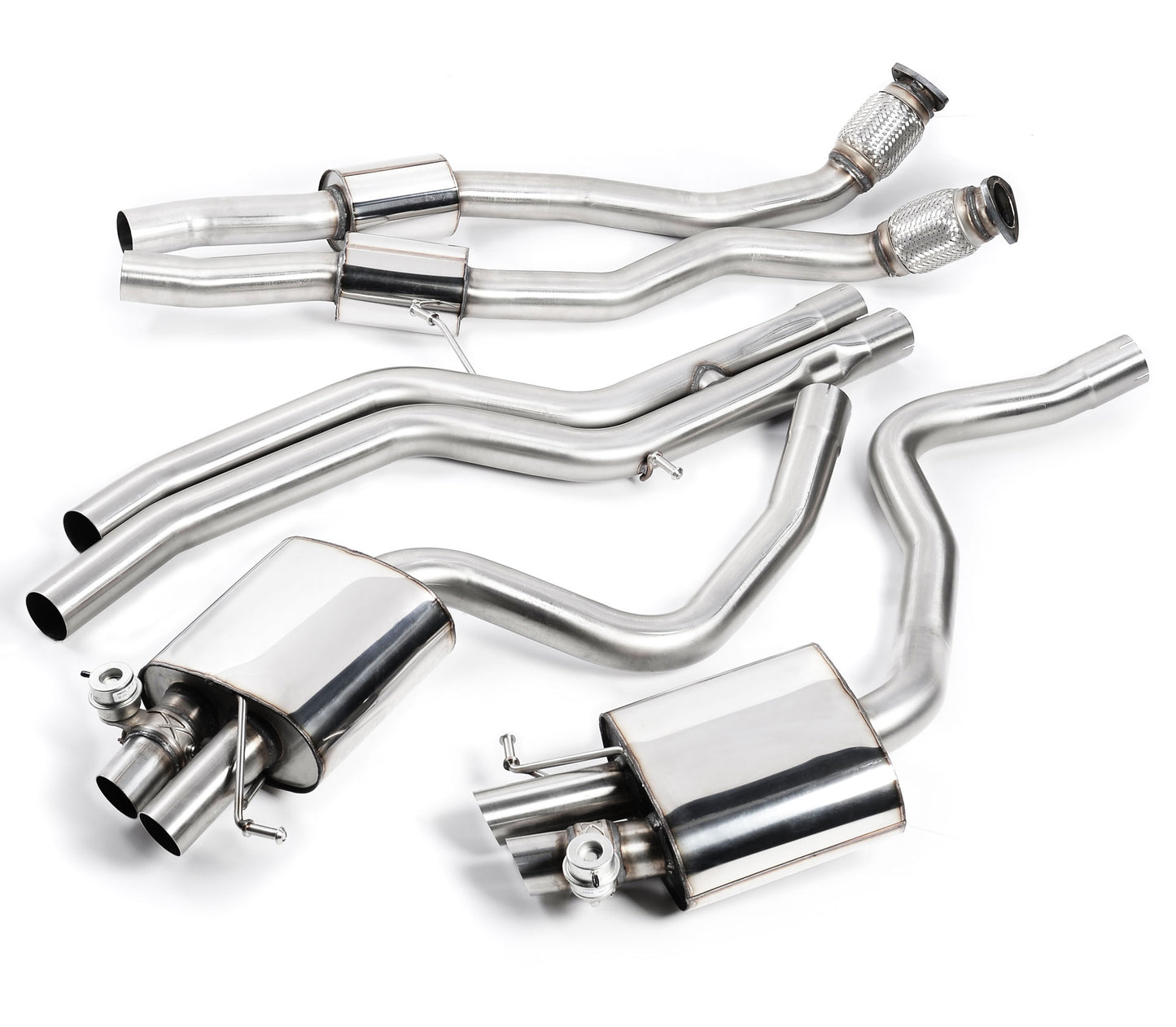 Milltek Non-Res Cat Back Exhaust for Audi RS4 B8 (12-15)