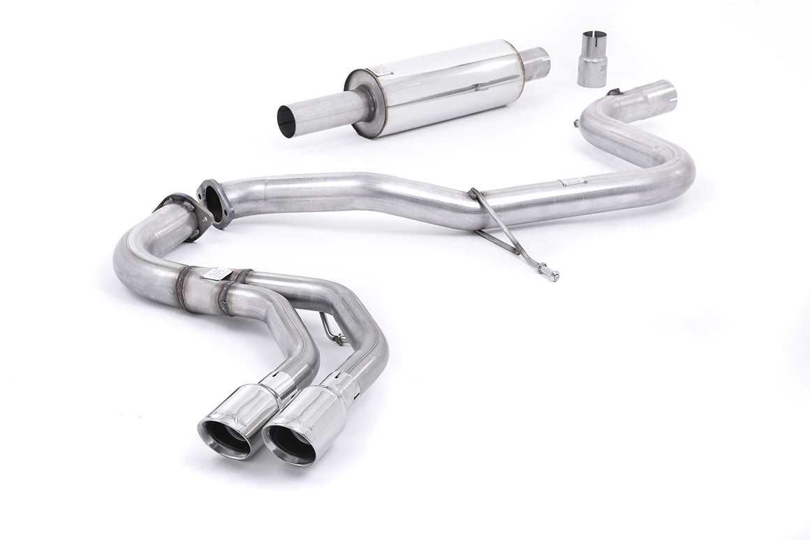 Milltek Resonated Cat Back Exhaust for Audi A3 2.0 TDI 8V 2WD (13-22)