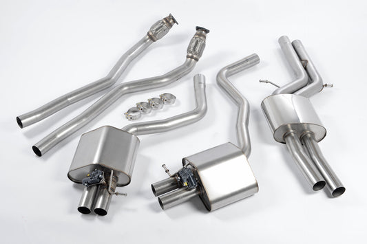 Milltek Resonated Cat Back Exhaust for Audi RS6 C7 (13-18)