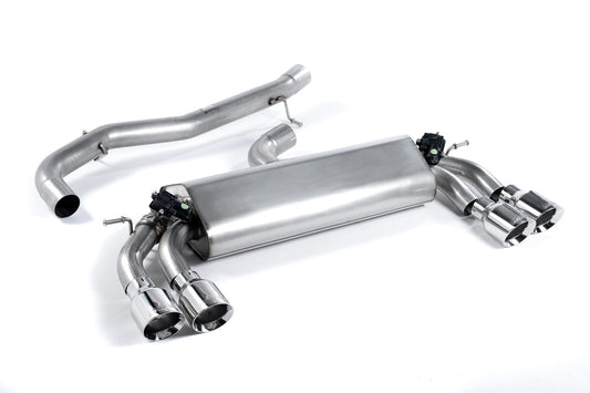 Milltek Non-Res Cat/OPF Back Exhaust for Audi S3 8V 3 Door (13-20)