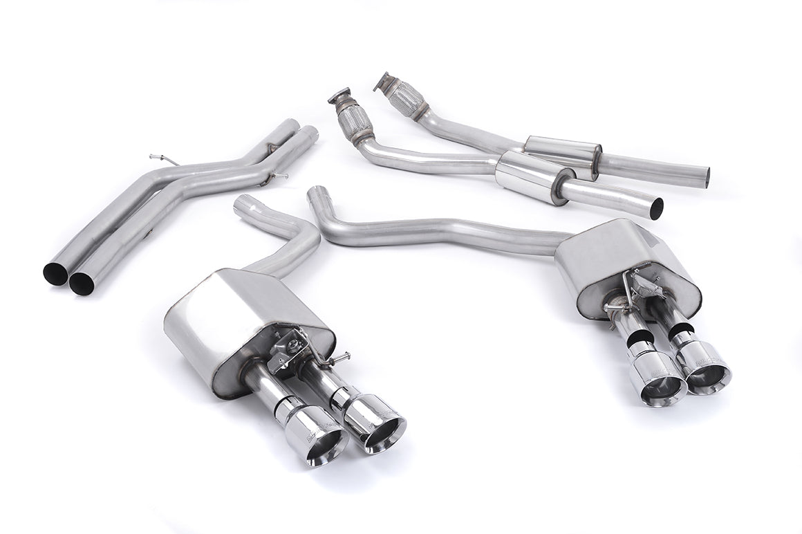 Milltek Non-Res Cat Back Valvesonic Exhaust for Audi S6 C7 (12-18)