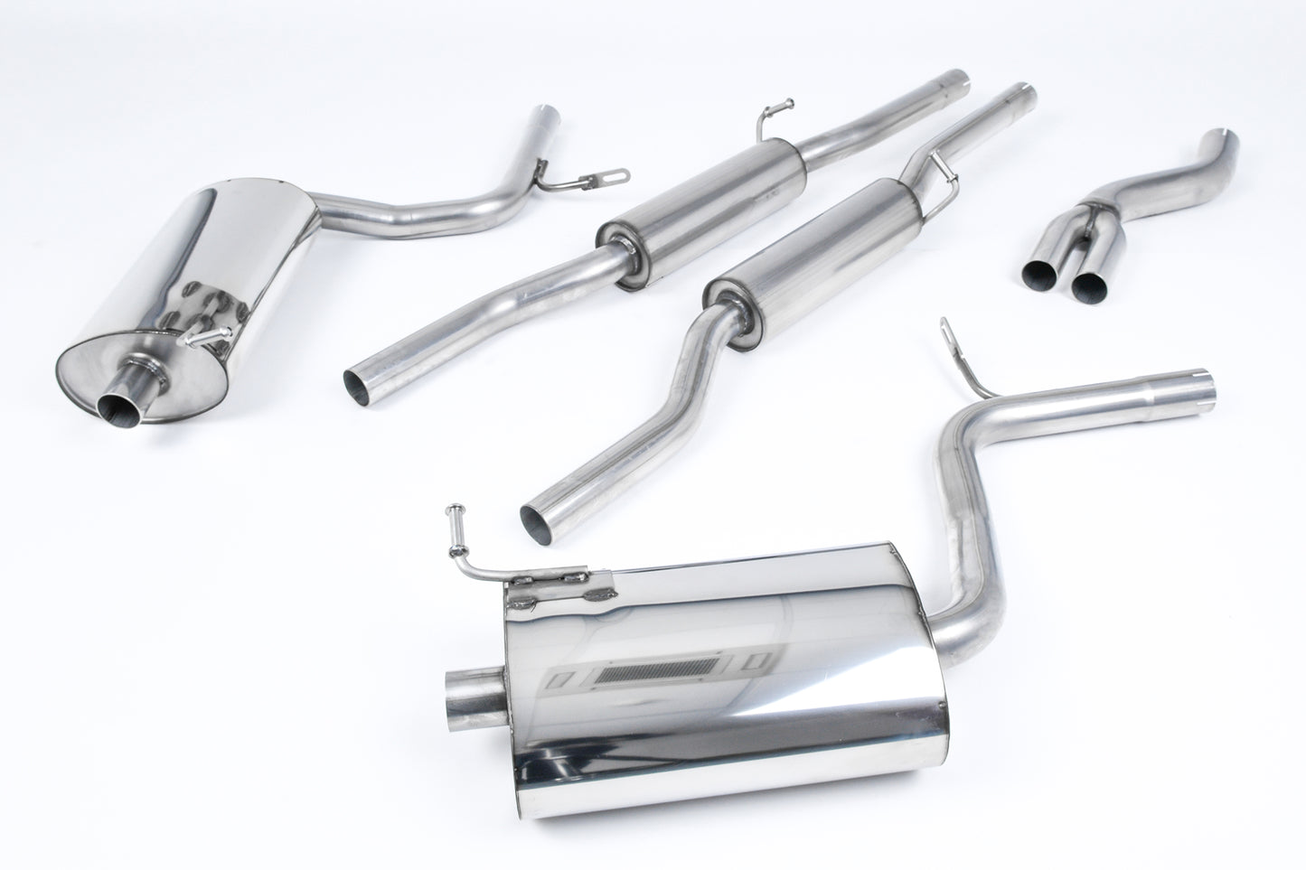 Milltek Cat Back Exhaust GT100 for Audi A4 2.0 TFSI B7 Quattro Auto (05-08)