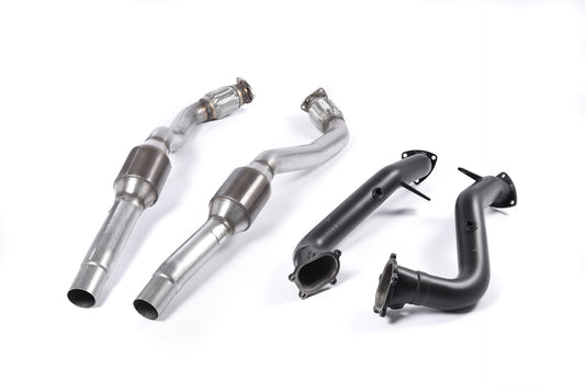 Milltek Large Bore Exhaust Downpipes & Sports Cats for Audi RS6 C7 (13-18)