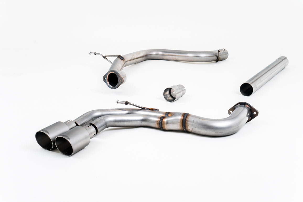 Milltek Non-Res Cat Back Exhaust Titanium for Audi A3 2.0 TDI 8V 2WD (13-22)