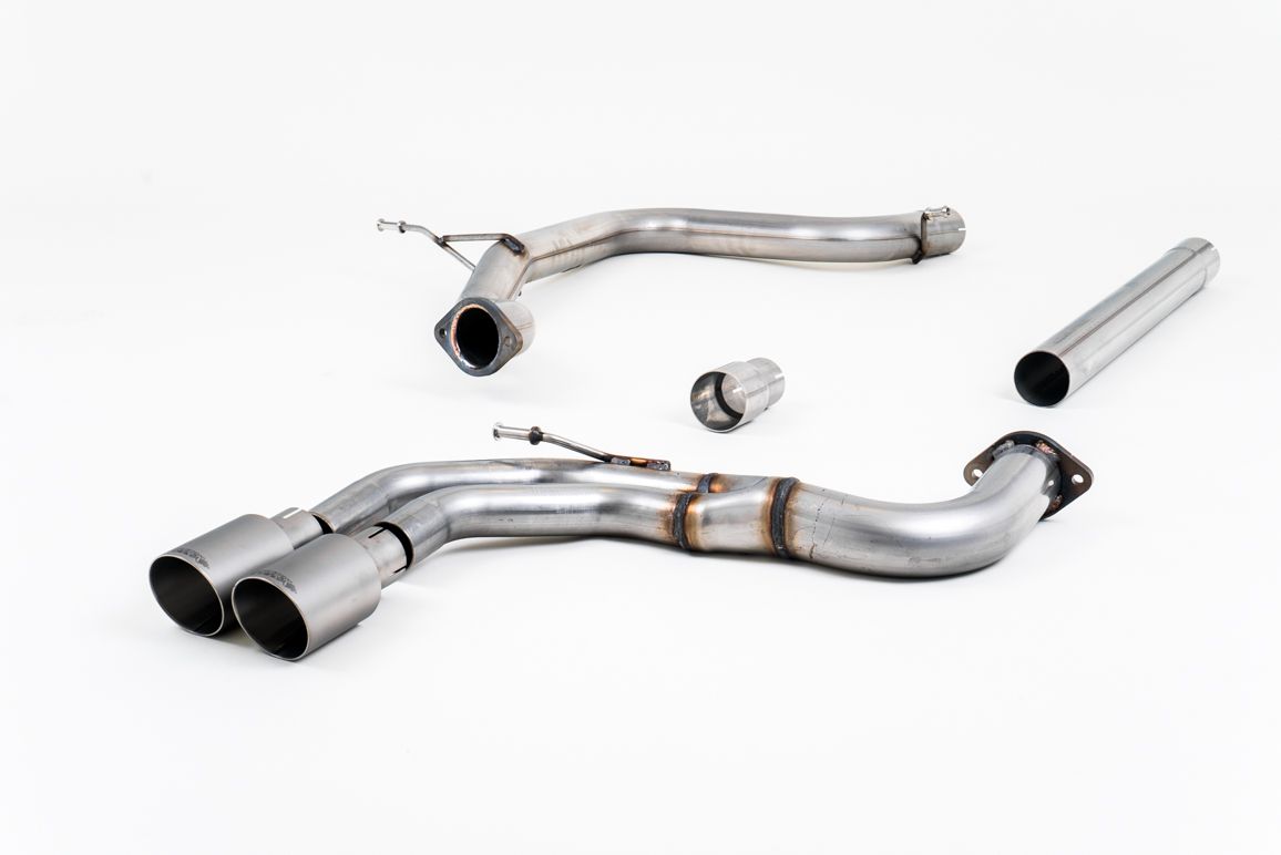 Milltek Non-Res Cat Back Exhaust for Audi A3 2.0 TDI 8V 2WD (13-22)