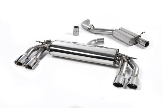 Milltek Resonated Cat Back Exhaust Polished Oval for Audi TTS Mk3 8S (15-22)