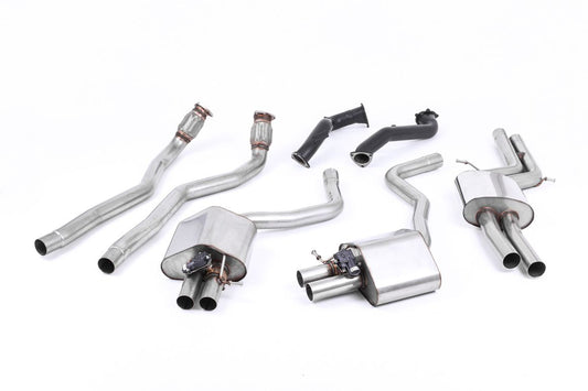 Milltek Resonated Full Exhaust System for Audi RS6 C7 (13-18)