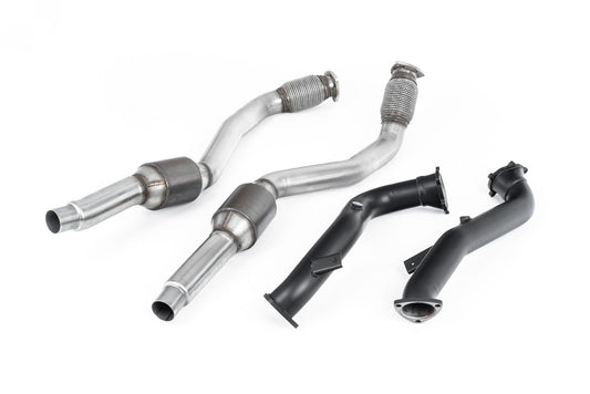 Milltek Large Bore Exhaust Downpipes & Sports Cats for Audi RS6 C7 OE Fit 13-18