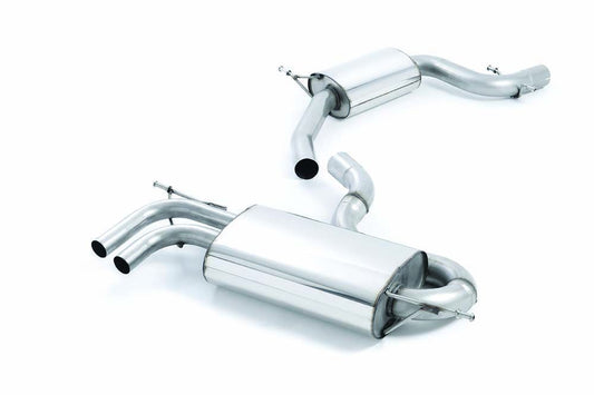 Milltek Resonated Cat Back Exhaust for Audi A3 8P 2.0 TFSI 2WD Sportback (03-12)