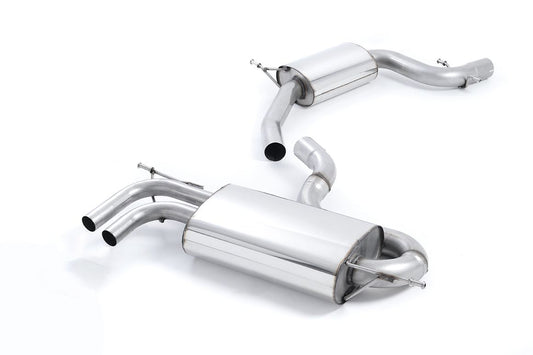 Milltek Resonated Cat Back Exhaust Smaller for Audi A3 8P 2.0 Sportback (03-12)