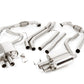 Milltek Non-Res Cat Back Exhaust Polished Tips for Audi S4 B9 with Sport Diff