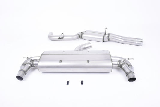 Milltek Resonated Non-Valved Cat Back Exhaust for Audi RS3 8V PFL (15-17)