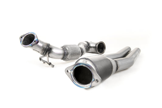 Milltek Exhaust Downpipe & Sports Cat for Audi TT RS 8S (16-18)