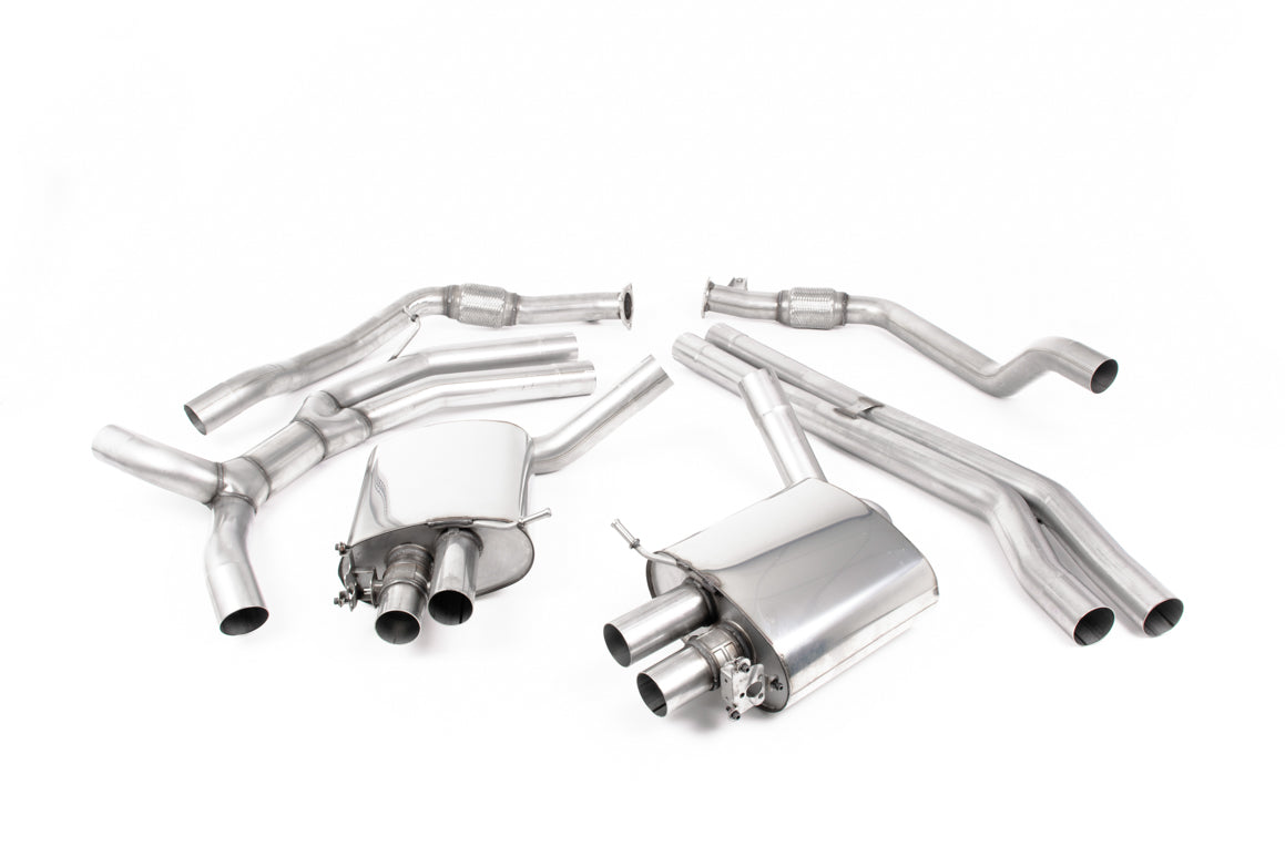 Milltek Cat Back Exhaust Black for Audi RS5 B9 Coupe