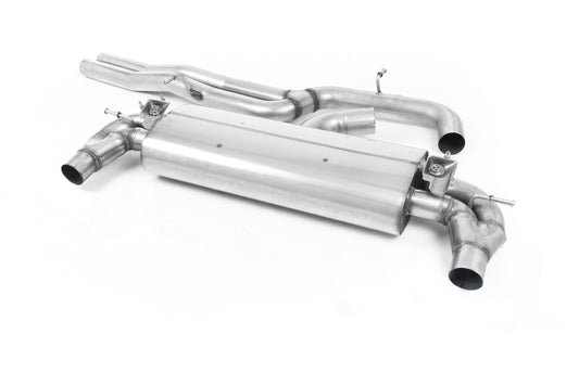 Milltek Non-Res Cat Back 3" Exhaust Black for Audi RS3 8V Sportback