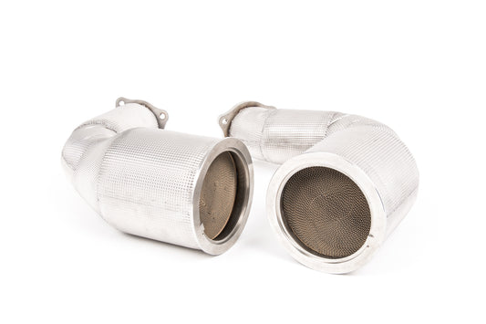 Milltek Large Bore Exhaust Downpipes for Audi RS4 B9 Non-OPF (18-22)