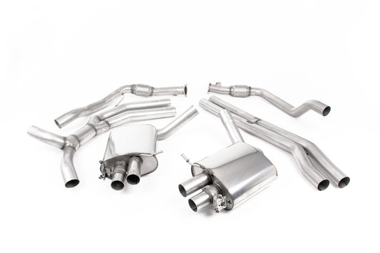 Milltek Resonated Cat Back Road+ Exhaust Titanium for Audi RS5 B9 Sportback