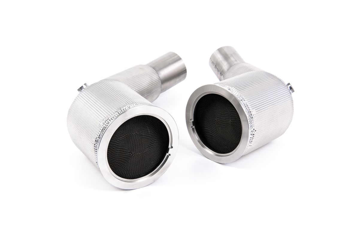 Milltek Large Bore Exhaust Downpipes & Sports Cats for Audi RS6 C8 (19-22)