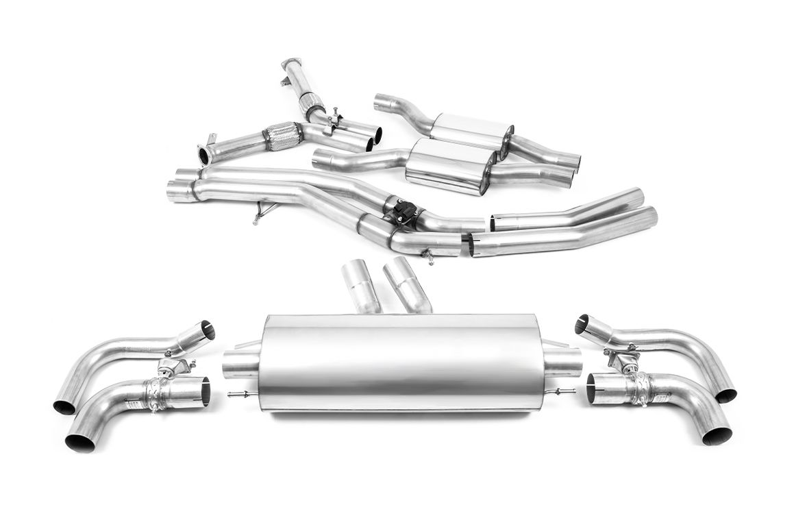 Milltek Sports Cat & Exhaust Downpipe for Audi S5 B9 Sport Diff