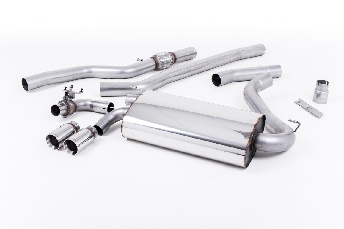 Milltek Non-Res Cat Back Exhaust Polished Tips for BMW 428i F32 Manual (14-22)