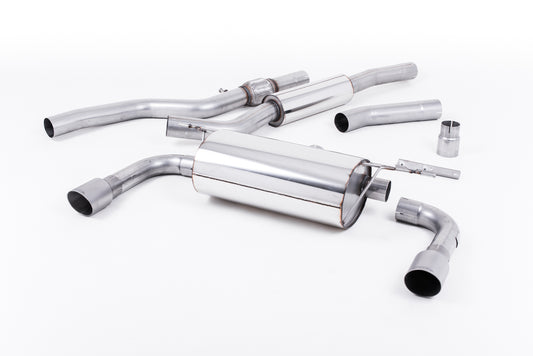 Milltek Resonated Cat Back Exhaust Titanium for BMW 428i F32 Man (435i Valance)