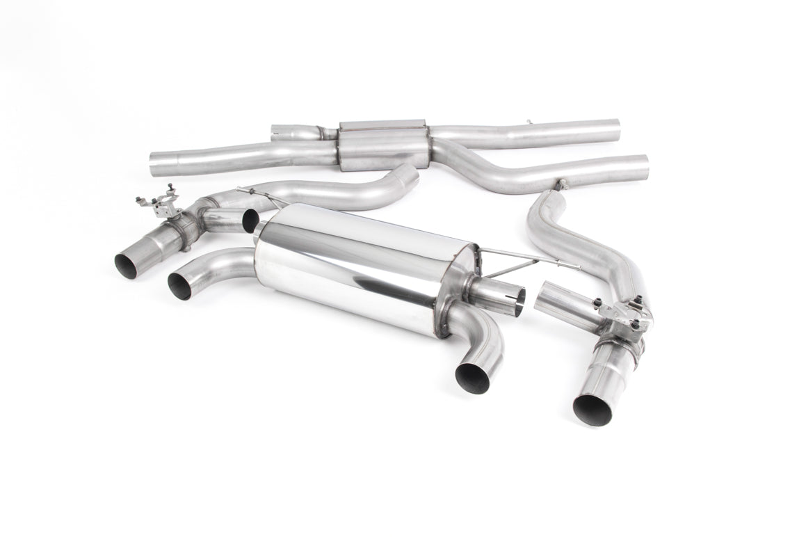 Milltek Cat Back Exhaust Burnt Titanium for BMW M2 Competition F87 (18-22)