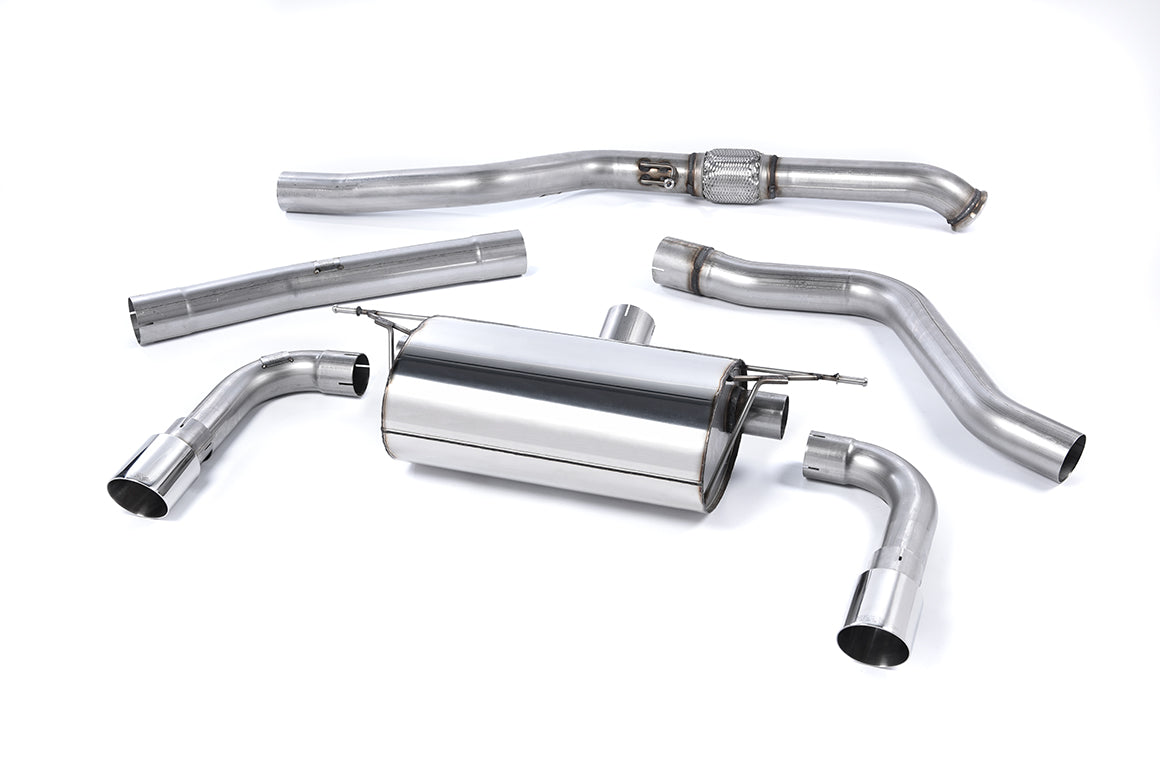 Milltek Resonated Cat Back Exhaust Polished Tips for BMW M235i F22 2WD (14-15)