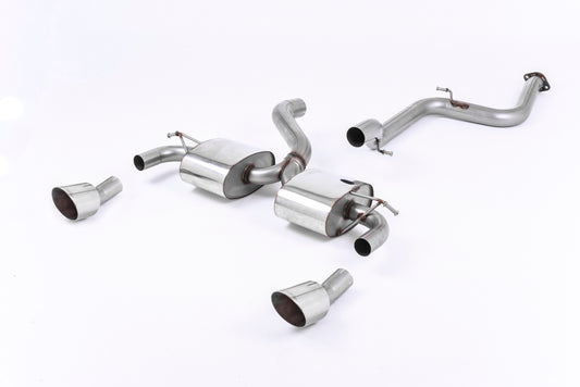 Milltek Non-Res Cat Back Exhaust for Ford Focus Mk2 RS (09-10)