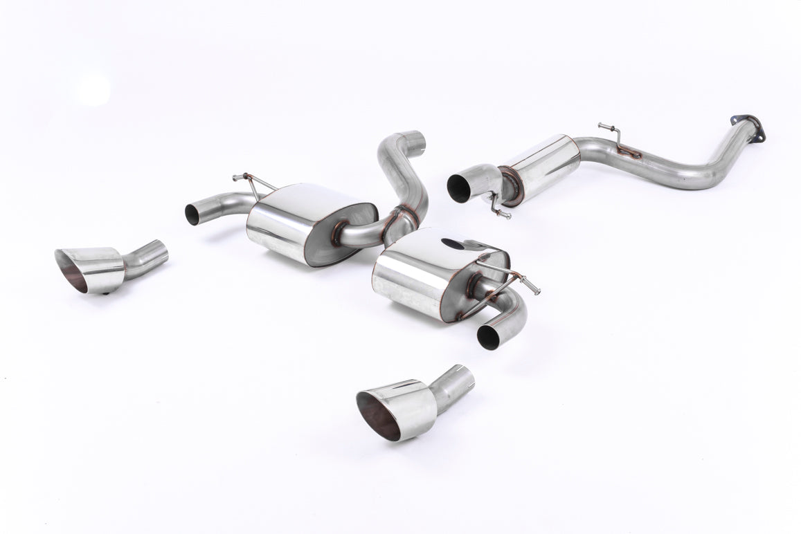 Milltek Resonated Cat Back Exhaust for Ford Focus Mk2 RS (09-10)